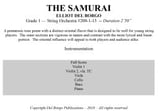 The Samurai Orchestra sheet music cover